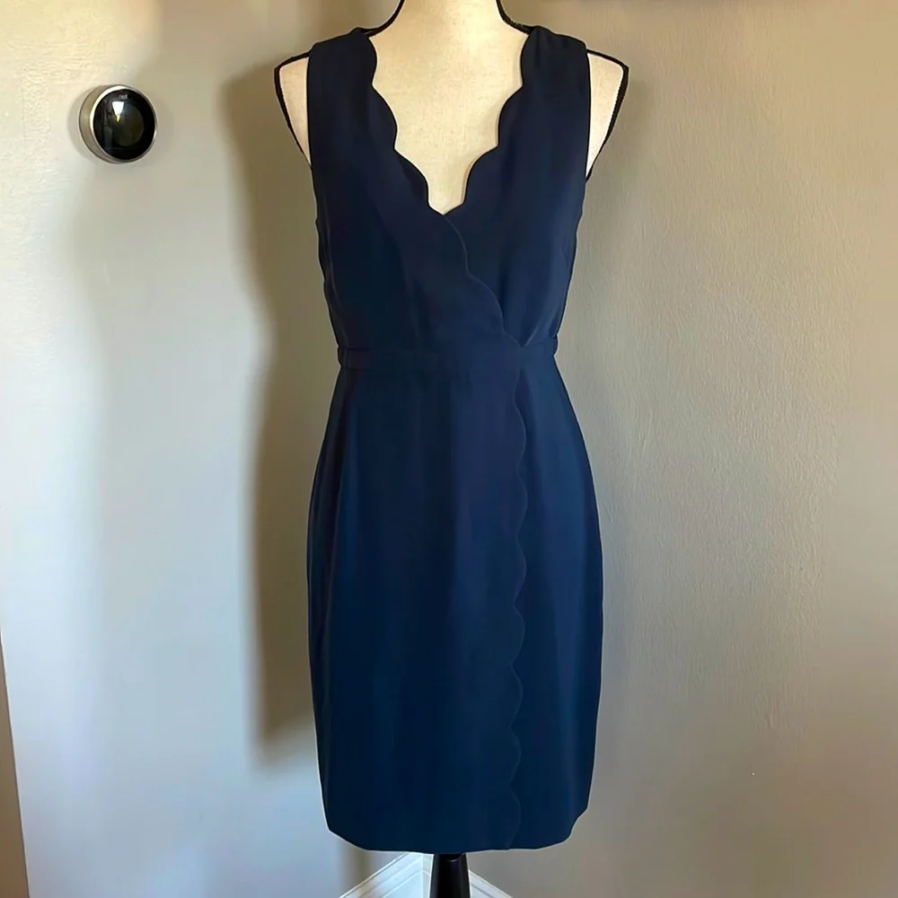 J. Crew navy perfect classy dress - Picture 1 of 10